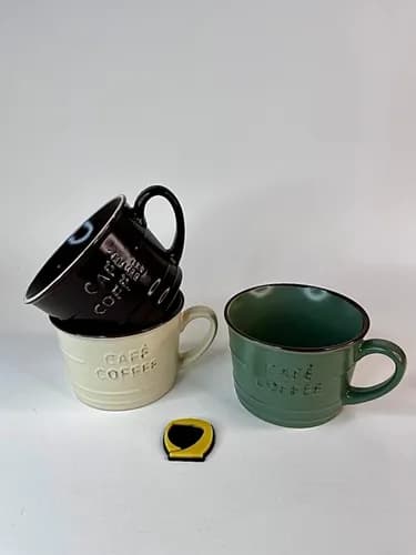 ماگ سرامیکی روستیک CAFE COFFEE — تصویر ۴