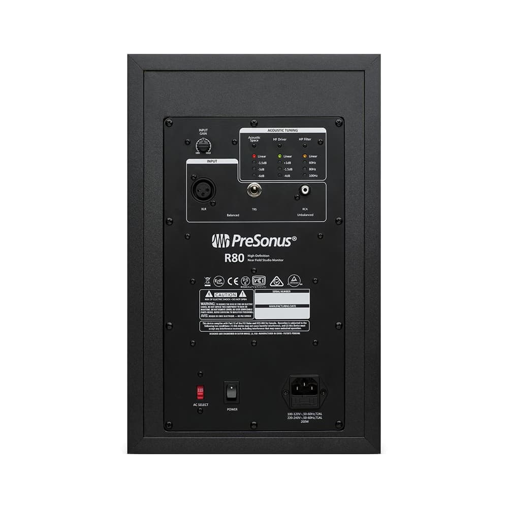 اسپیکر مانیتور PreSonus R80 — تصویر ۲