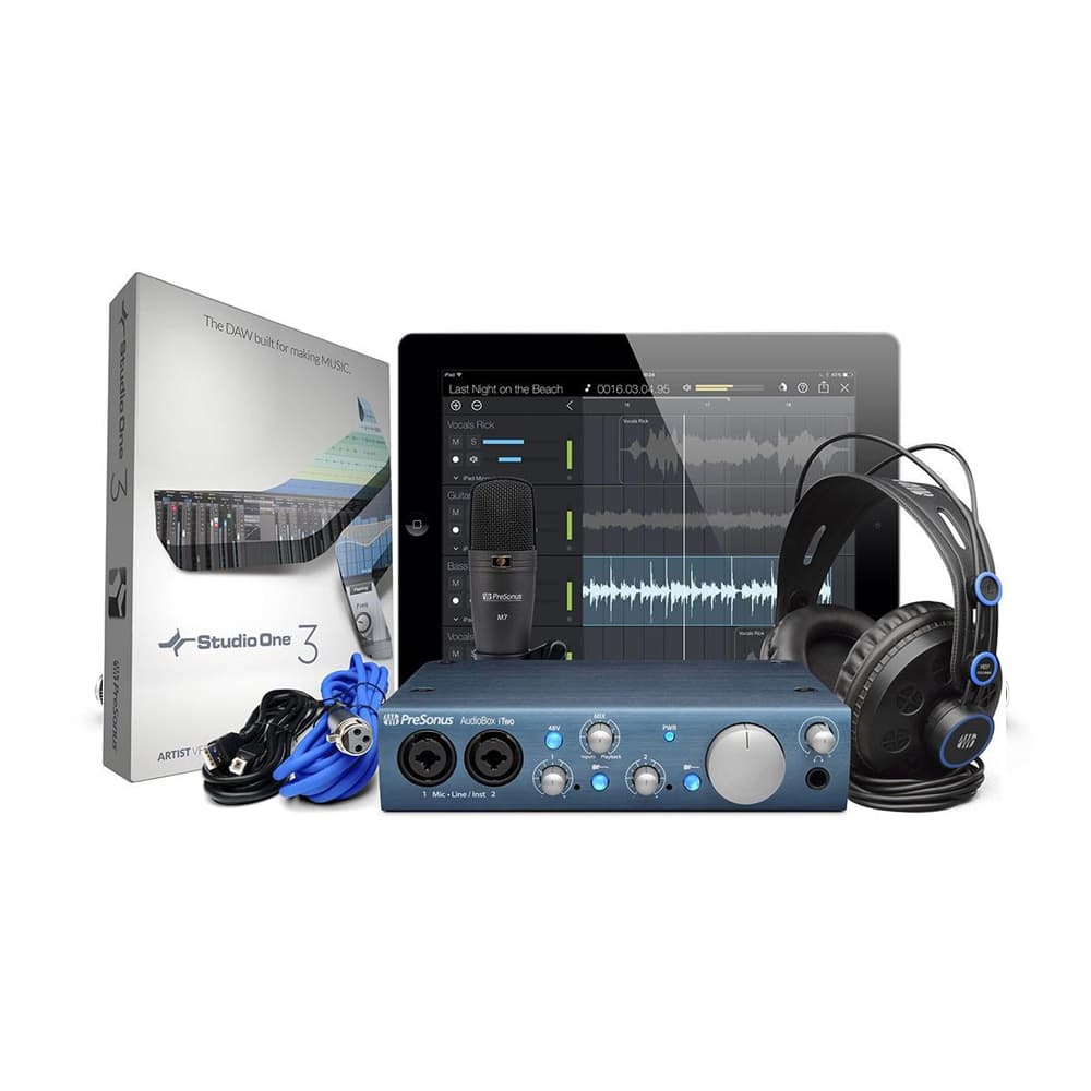 پکیج استودیویی PreSonus AudioBox iTwo Studio