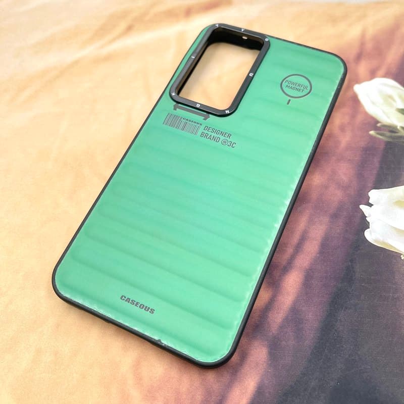 قاب گوشی Galaxy A55 سامسونگ Core Lines طرح یانگ کیت ضد ضربه محافظ لنز برجسته سبز کد 203102 — تصویر ۲