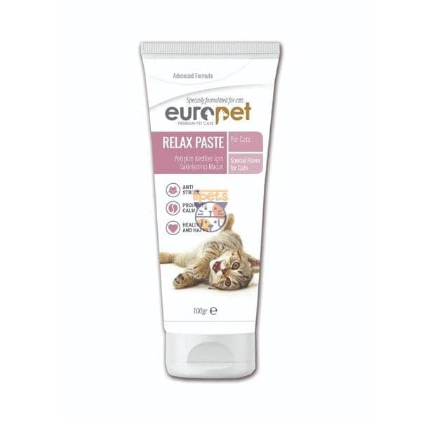 خمیر ریلکسی گربه یوروپت Europet Relax Paste وزن 100 گرم