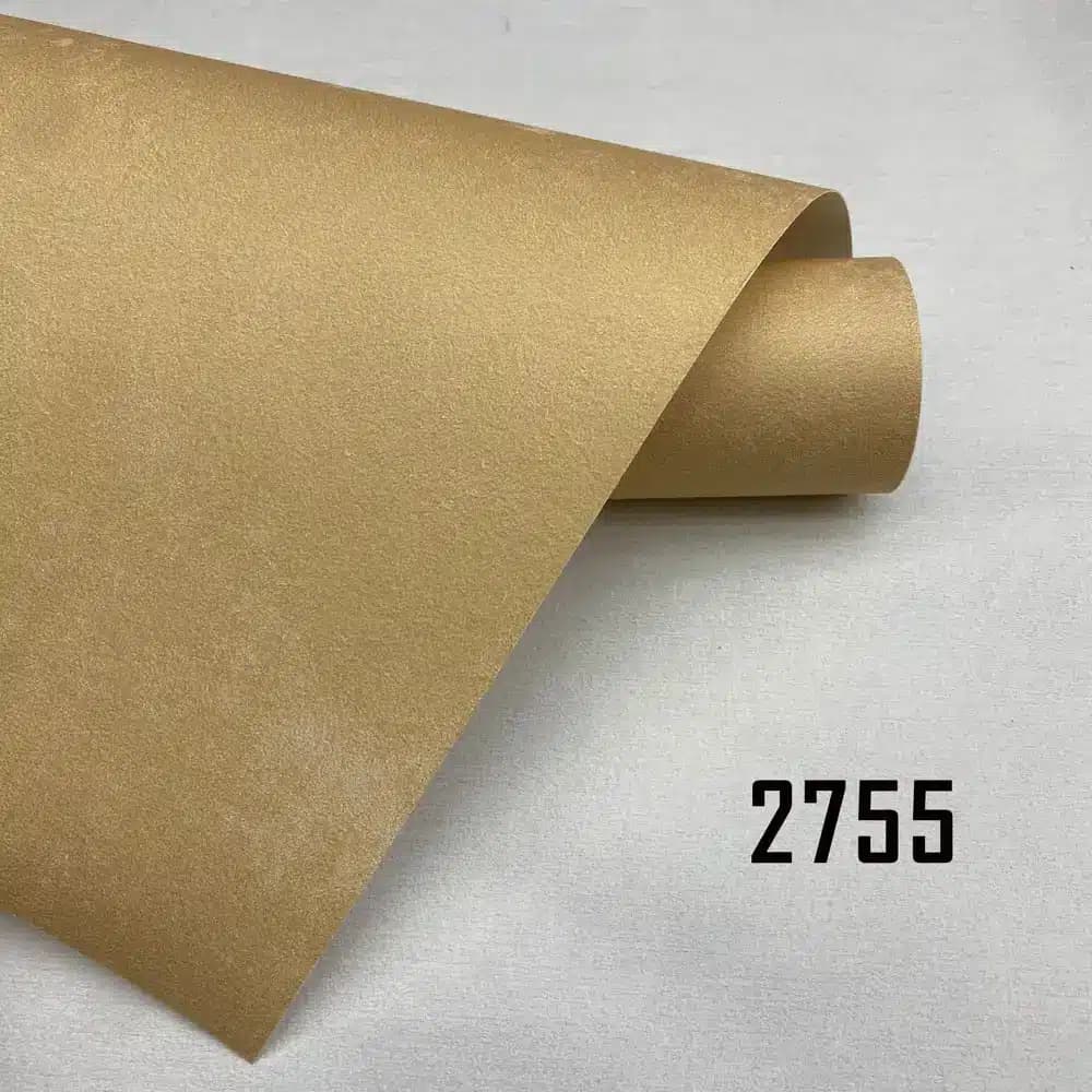 کاغذ دیواری طلایی طرح پتینه کد 2755
