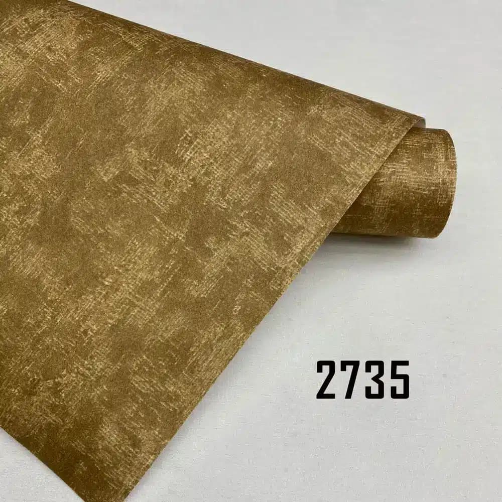 کاغذ دیواری طلایی طرح پتینه کد 2735