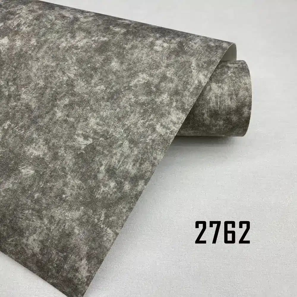 کاغذ دیواری خاکستری طرح پتینه کد 2762
