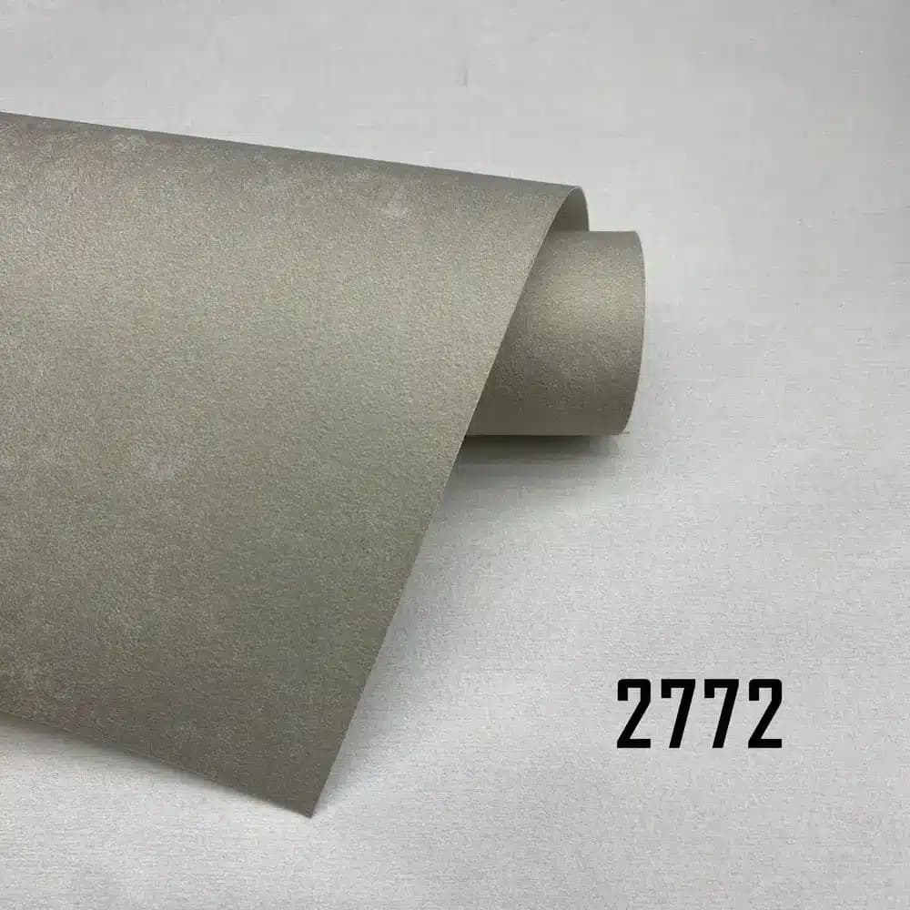 کاغذ دیواری ساده طوسی روشن کد 2772