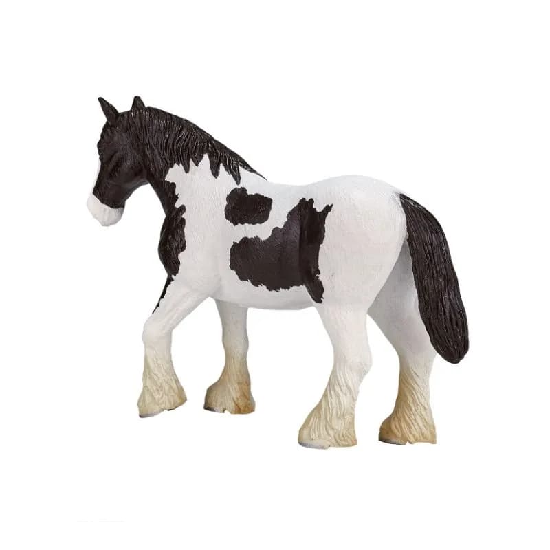 فیگور اسب سیاه و سفید Clydesdale برند mojo کد 387085 — تصویر ۴