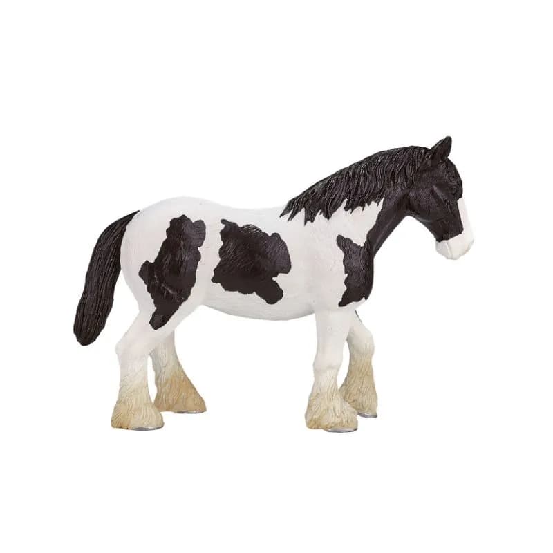 فیگور اسب سیاه و سفید Clydesdale برند mojo کد 387085 — تصویر ۳