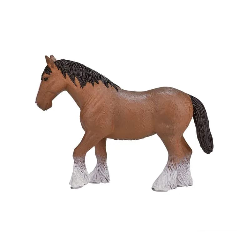 فیگور اسب قهوه ای Clydesdale برند mojo کد 387070 — تصویر ۴