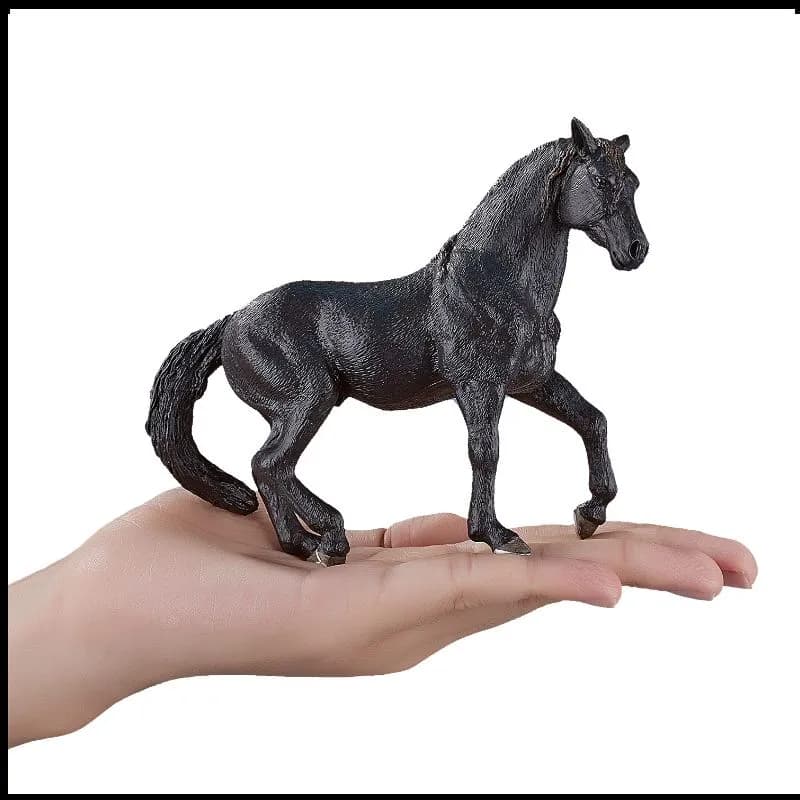 فیگور اسب سیاه اسپانیایی Andalusian Stallion برند mojo کد 387109 — تصویر ۵