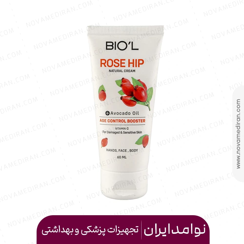 کرم تیوپی کم چرب بیول حاوی عصاره رزهیپ و آووکادو 60 میل