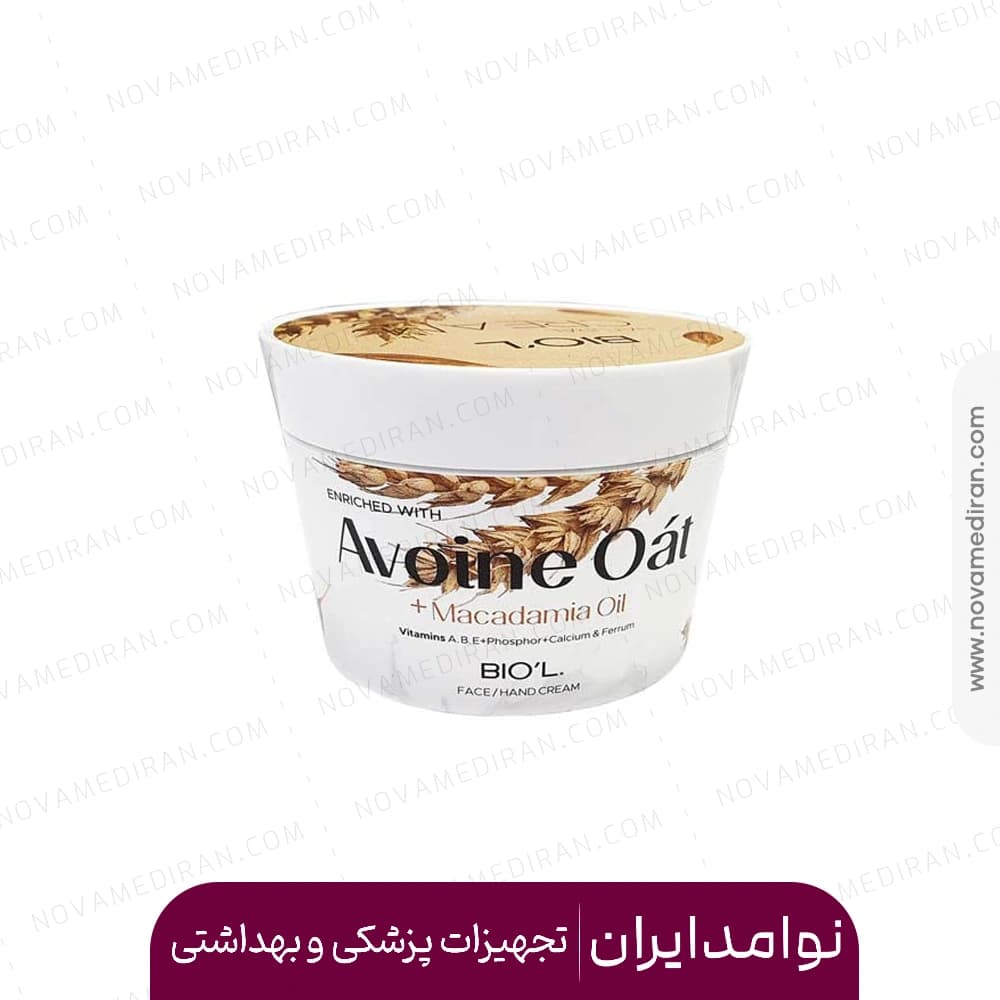 کرم کاسه ای مغذی پوست بیول عصاره جو دوسر و ماکادمیا 200میل
