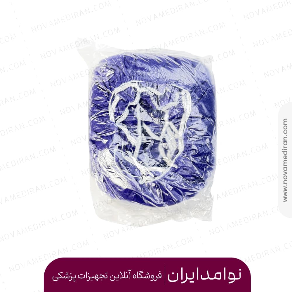 کلاه بیمار یکبار مصرف برزین طب بسته 25 عددی — تصویر ۲