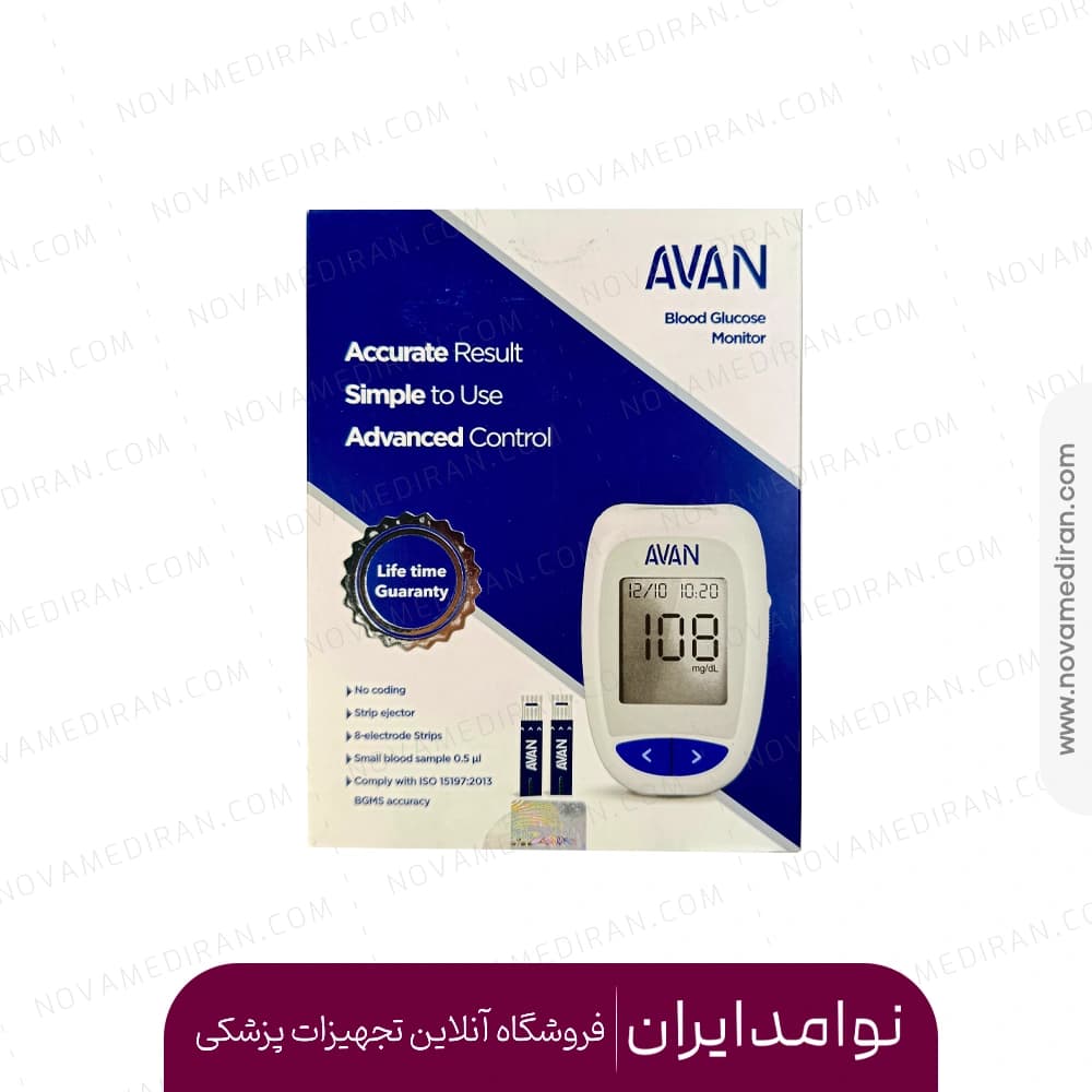 دستگاه تست قند آوان Avan AGM01015 — تصویر ۲