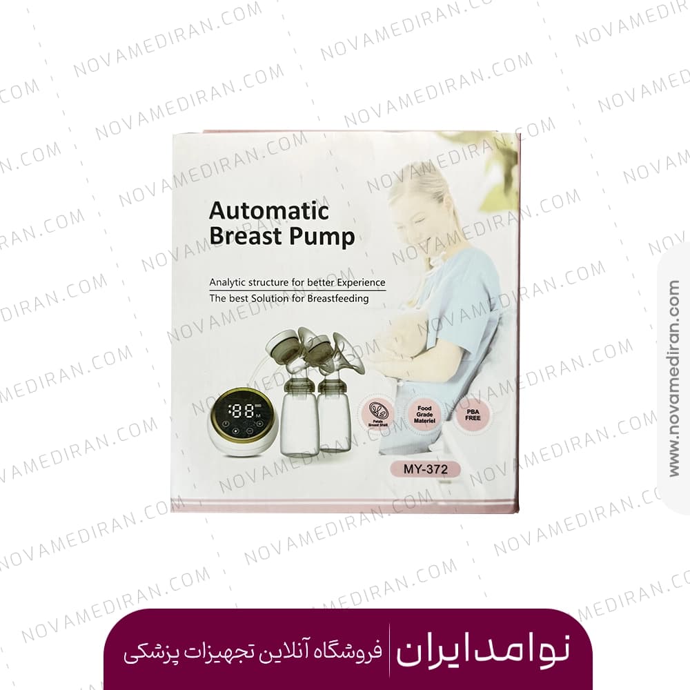 شیردوش برقی شارژی دو شیشه MY-372