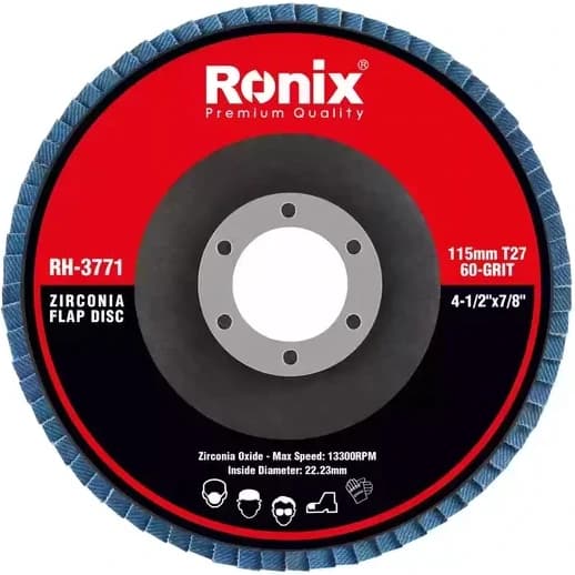 سنباده فلاپ گرید 60 رونیکس مدل RH-3771