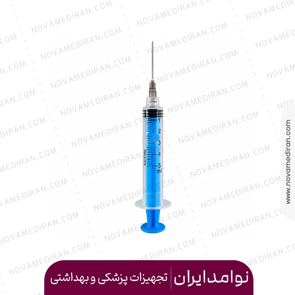 سرنگ لوئرلاک 5 سی سی آوا بسته 10 عددی