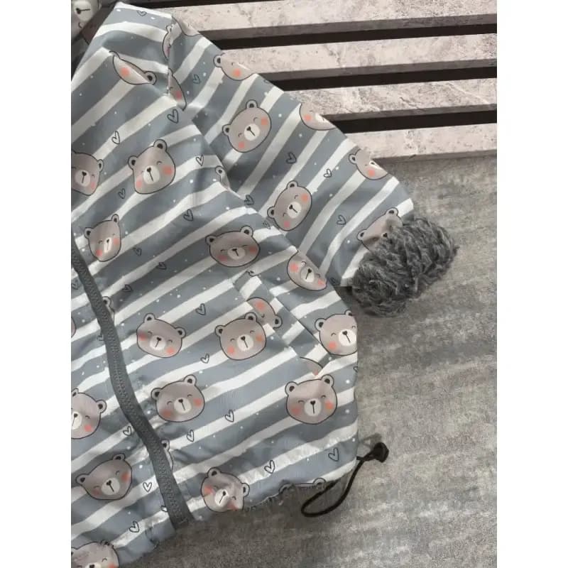 سویشرت بارونی بچه گانه توخز ضخیم ضد آب سایز 2 تا 8 سال — تصویر ۳