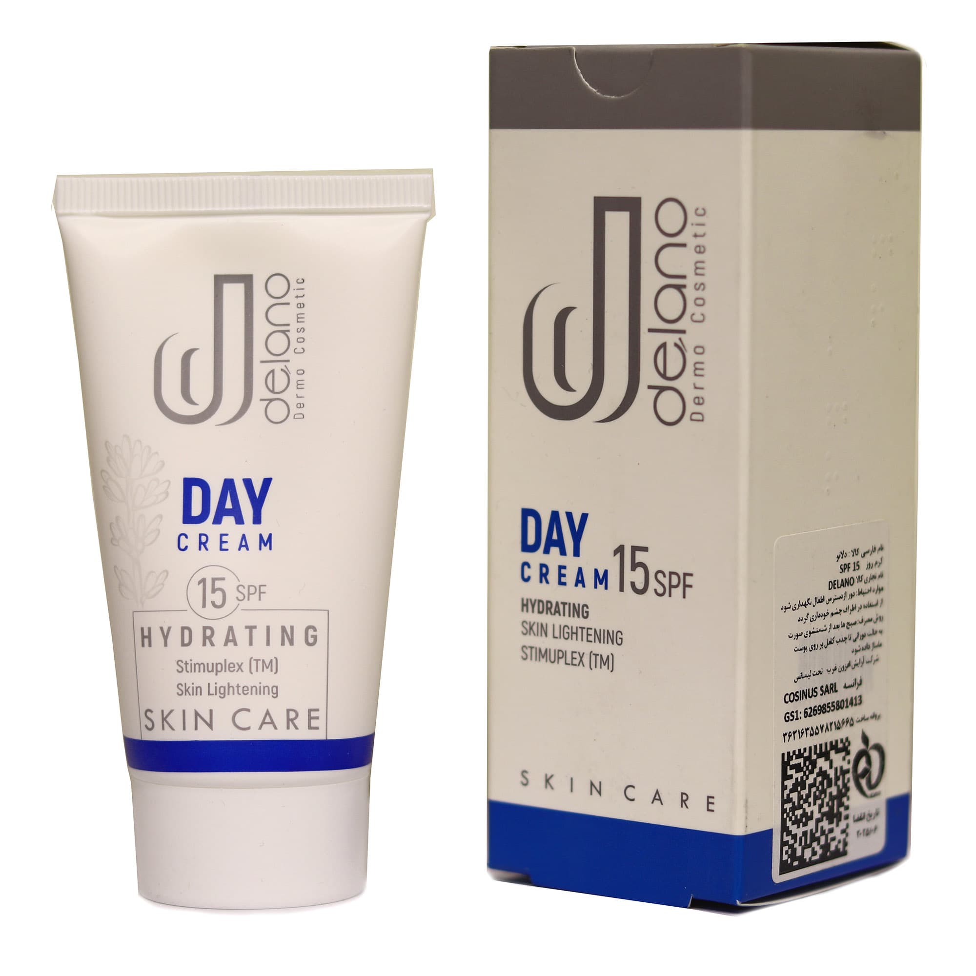 کرم روشن‌کننده روز دلانو spf15