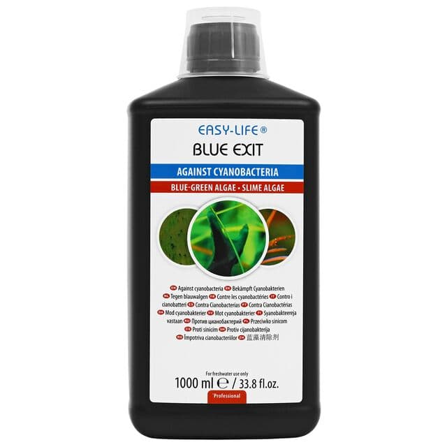 محلول blueexit برای رفع جلبک آبی و سبز آکواریوم