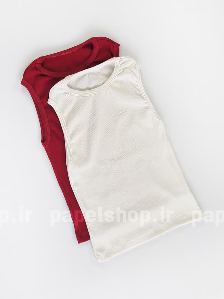 کراپ تاپ کبریتی یقه گرد ساده — تصویر ۱۱