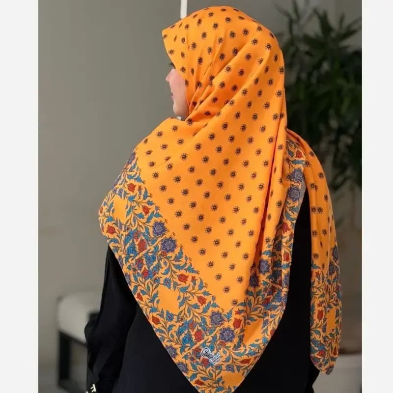 روسری نخ کاستوم طرح وصال سایز 140 — تصویر ۴
