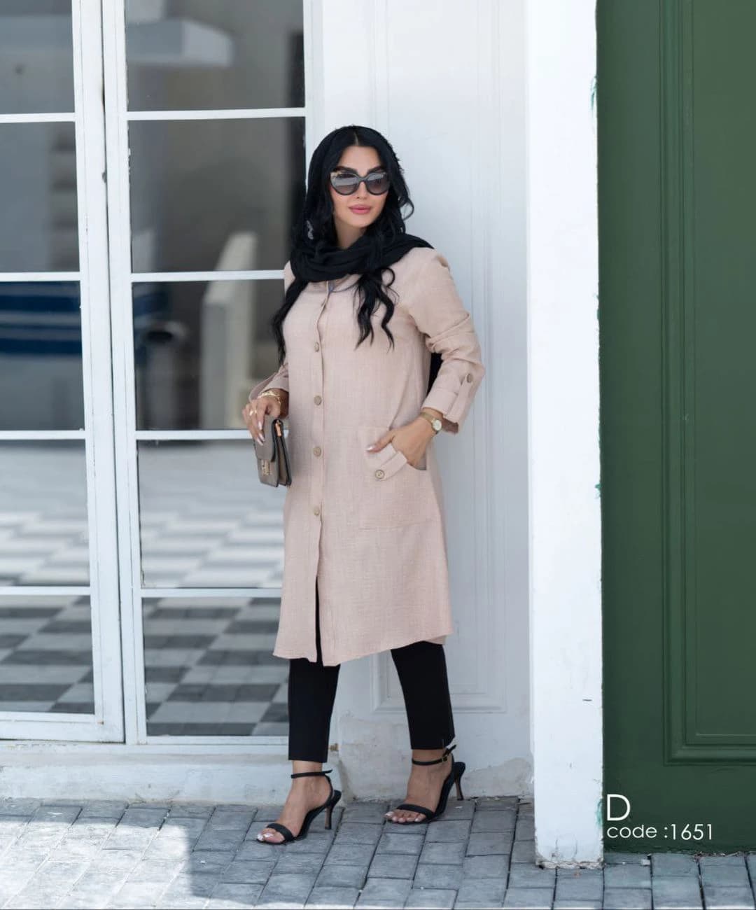 مانتو بلند مدل آنیسا — تصویر ۶