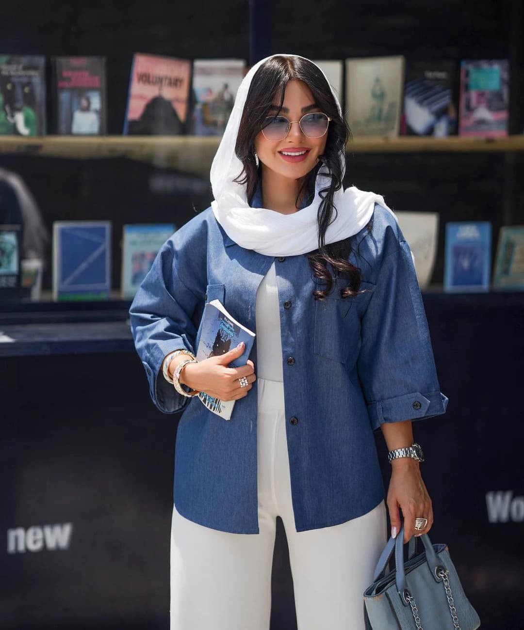 مانتو جین مدل آلاگل — تصویر ۲