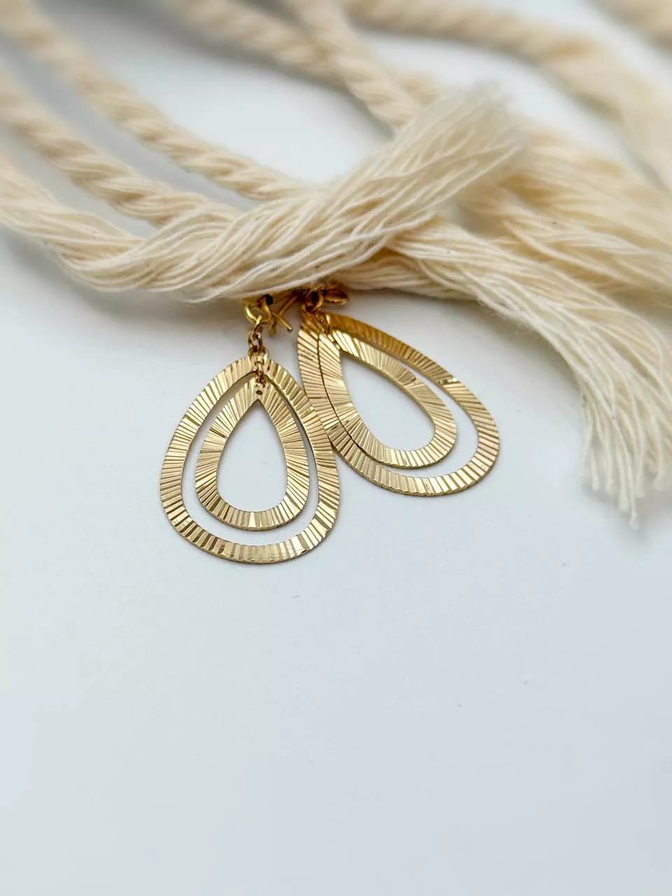 گوشواره دو اشک بیضی