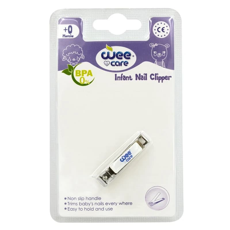ناخن گیر کودک وی کر مدل استیل ضد زنگ کد Wee Care-A806 — تصویر ۲