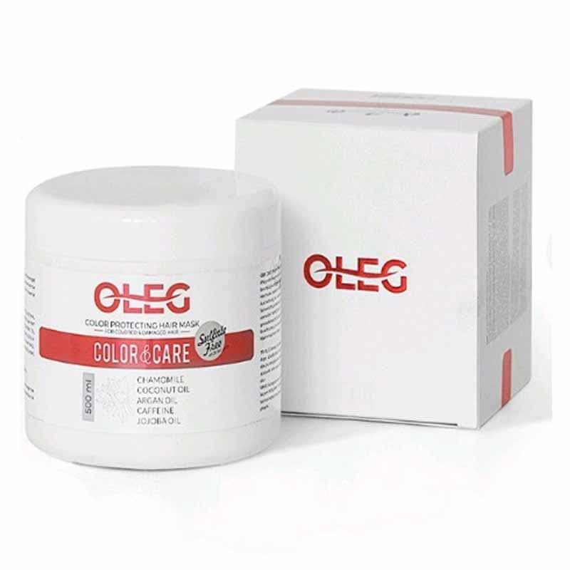 ماسک مو فری سولفات اولگ مدل Color & Care مخصوص موهای رنگ شده حجم 500 میلی لیتر — تصویر ۵