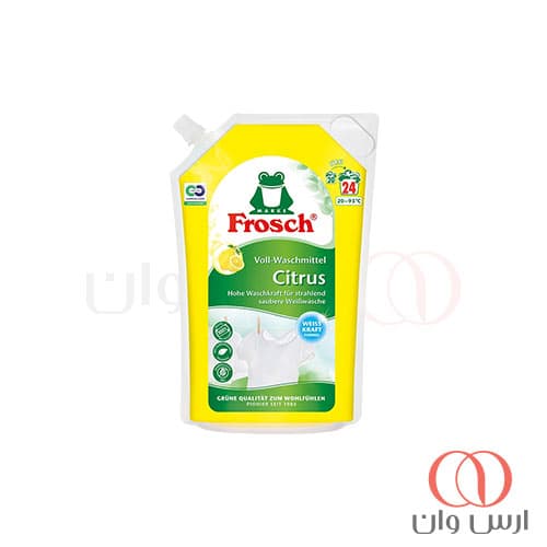 مایع لباسشویی بزرگسال آلمانی فروش Frosch رایحه لیمو 1.8 لیتر