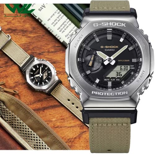ساعت مردانه کاسیو جیشاک مدل CASIO GM-2100C-5ADR — تصویر ۵