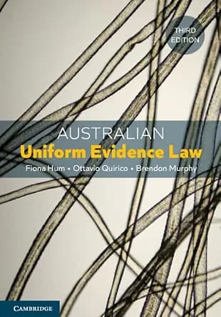 و دانلود نسخه کامل کتاب زبان اصلی Australian Uniform Evidence Law PDF | دانلود کتاب خارجی
