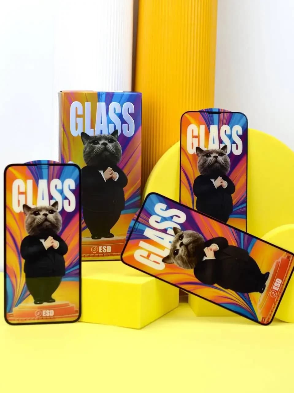 گلس آنتی‌استاتیک شیائومی POCO M7 Pro 5G برند Mr Cat – Xiaomi POCO M7 Pro 5G Mr Cat Anti-Static Glass
