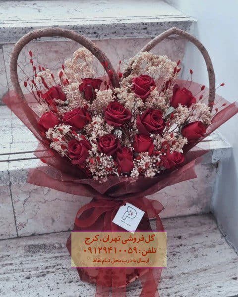 گل و شکلات خاص ولنتاین برای زن بزرگسال در گلفروشی جنت
