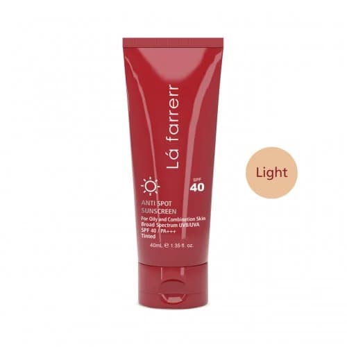 کرم ضد آفتاب و ضد لک رنگی لافارر پوست چرب و مستعد آکنه SPF40