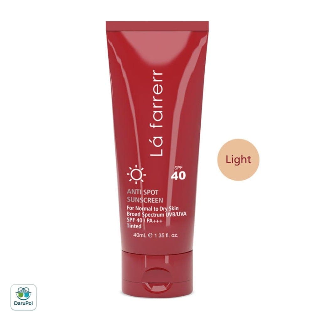 کرم ضد آفتاب و ضد لک رنگی لافارر پوست خشک و معمولی SPF40 — تصویر ۵