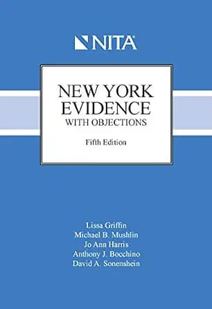 و دانلود نسخه کامل کتاب زبان اصلی New York Evidence with Objections (NITA) PDF | دانلود کتاب خارجی