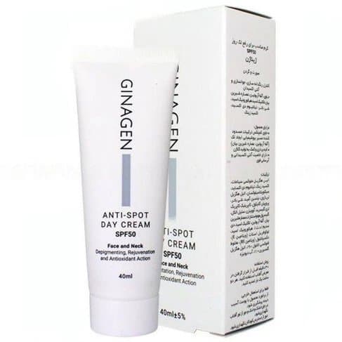 کرم روز ضدلک SPF 50 ژیناژن | 40 میل — تصویر ۲