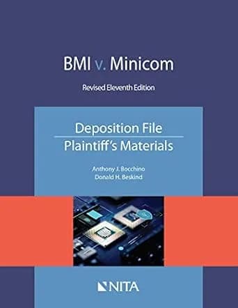 و دانلود نسخه کامل کتاب زبان اصلی BMI v. Minicom, Deposition File, Plaintiff’s Materials (NITA) PDF | دانلود کتاب خارجی