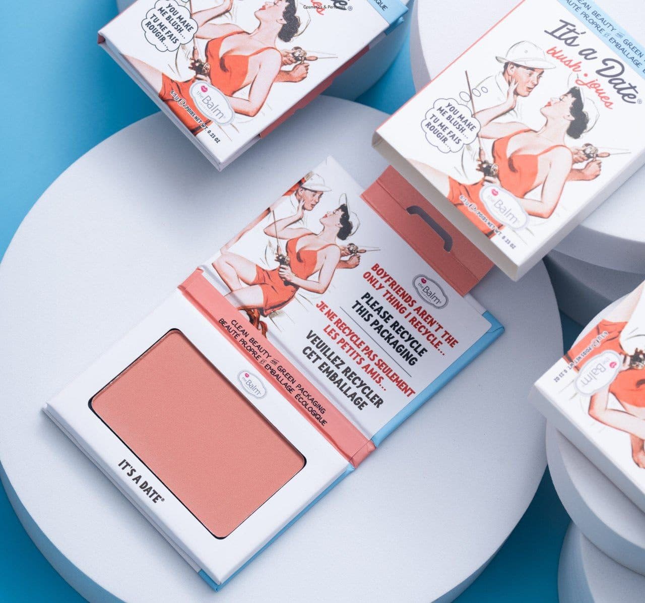 رژگونه ایتز دیت دبالم فول سایز 6.5گرم | The Balm Its Date Blush 6.5gr
