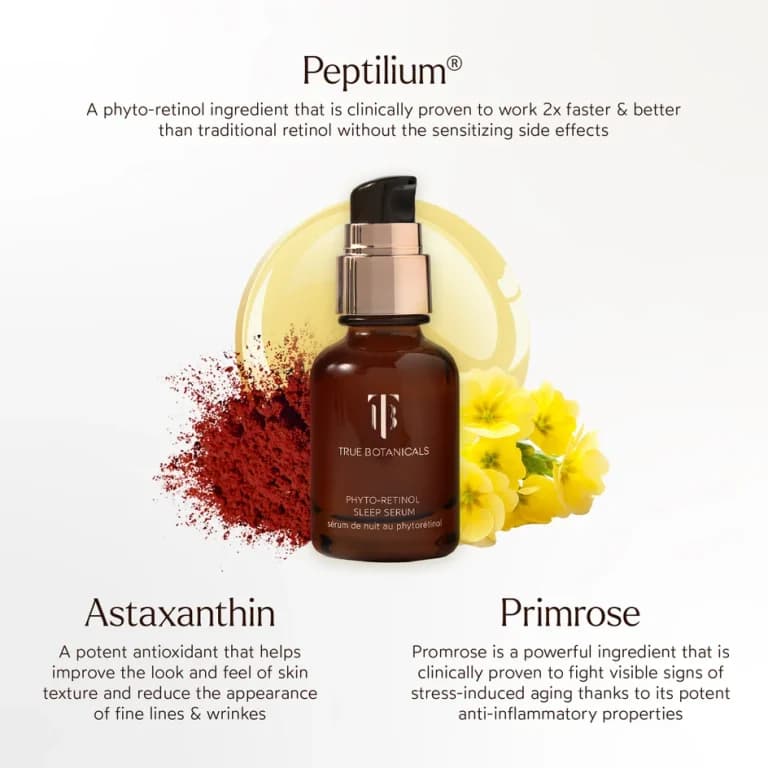 سرم رتینول قوی ترو بوتانیکالز TRUE BOTANICALS PHYTO RETINOL SLEEP SERUM — تصویر ۴