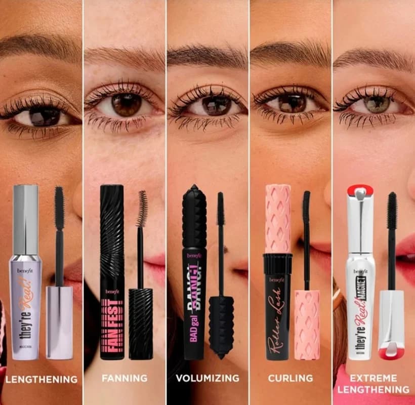 ریمل بدگال بنفیت حجم دهنده و بلند کننده مژه فول سایز اصل اروپایی BADGAL BANGI BENEFIT MASCARA — تصویر ۴
