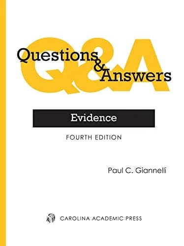 و دانلود نسخه کامل کتاب زبان اصلی Questions & Answers: Evidence, Fourth Edition 4th Edition PDF | دانلود کتاب خارجی