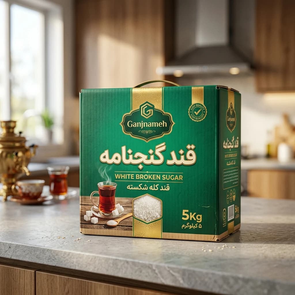 قند شکسته گنجنامه ۵ کیلوگرمی