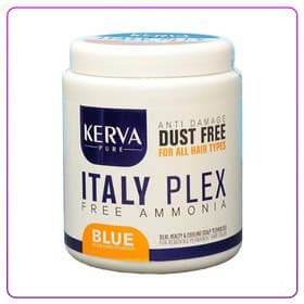 پودر دکلره آبی نسوز و بدون آمونیاک کروا حجم 400گرم BLUE