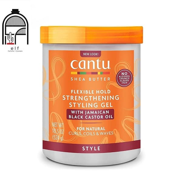 ژل کرچک کنتو Cantu Strengthening Styling Gel with Jamaican Black Castor Oil