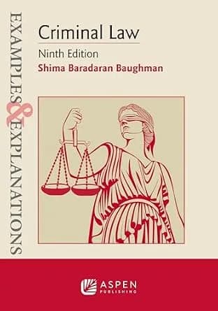 و دانلود نسخه کامل کتاب زبان اصلی Examples & Explanations for Criminal Law (Examples & Explanations Series) PDF | دانلود کتاب خارجی