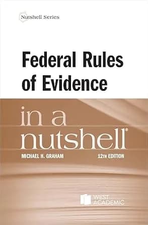 و دانلود نسخه کامل کتاب زبان اصلی Federal Rules of Evidence in a Nutshell PDF | دانلود کتاب خارجی