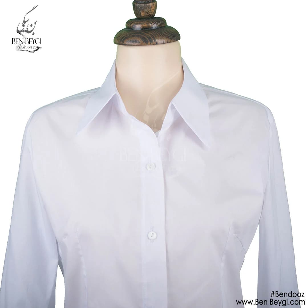 مانتو شلوار اداری مشکی 4 تیکه با جلیقه و شومیز پارچه بزیاق قد 85 کد 15422 — تصویر ۵